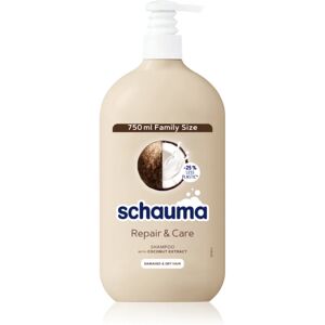 Schwarzkopf Schauma Repair & Care shampoing pour cheveux secs et abîmés à la noix de coco 750 ml - Publicité