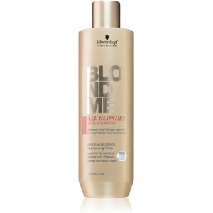 Schwarzkopf Professional Blondme All Blondes Rich shampoing nourrissant pour cheveux rêches 300 ml