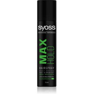 Max Hold laque cheveux fixation extra forte mini 75 ml