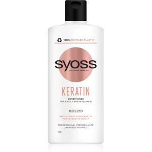 Syoss Keratin après-shampoing pour cheveux cassants et stressés 440 ml - Publicité