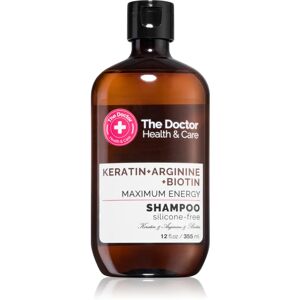 The Doctor Keratin + Arginine + Biotin Maximum Energy shampoing à la kératine pour des cheveux plus forts et plus brillants 355 ml - Publicité