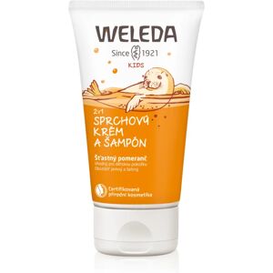 Weleda Kids Happy Orange crème de douche et shampoing pour enfant 2 en 1 150 ml - Publicité