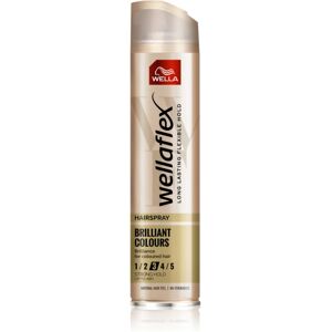 Wella Wellaflex Brilliant Color spray cheveux fixation moyenne pour cheveux colorés 250 ml - Publicité