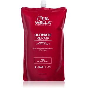 Wella Professionals Ultimate Repair Shampoo shampoing fortifiant pour cheveux abîmés náhradní náplň 1000 ml