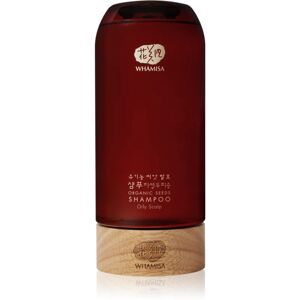 WHAMISA Organic Seeds Shampoo shampoing naturel aux herbes pour cuir chevelu gras 510 ml - Publicité