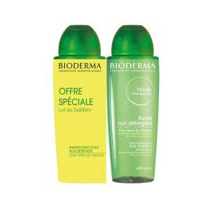 Bioderma Node Shampoing Fluide Non Detergent Lot de 2 x 400 ml - Lot 2 x 400 ml