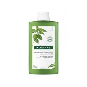 Klorane Shampoing a l'Ortie Bio - Seboregulateur Cheveux Gras 400 ml - Flacon 400 ml