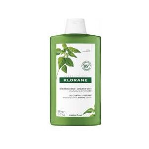 Klorane Shampoing à l'Ortie Bio - Séborégulateur Cheveux Gras 400 ml - Flacon 400 ml