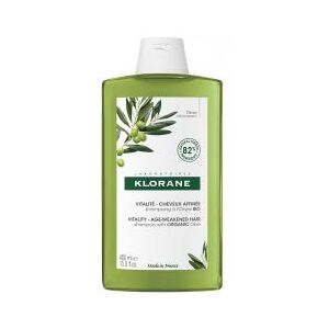 Klorane Vitalite - Cheveux Affines Shampoing a l'Olivier Bio 400 ml - Flacon 400 ml