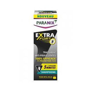 Paranix Extra Fort Shampoing 200 ml - Boîte 1 flacon + 1 peigne inclus