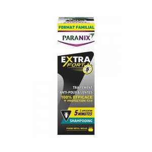 Paranix Extra Fort Shampoing 300 ml - Boîte 1 flacon + 1 peigne inclus