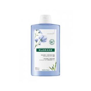 Klorane Volume - Cheveux Fins Shampoing au Lin Bio 400 ml - Flacon 400 ml