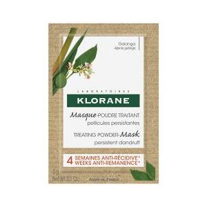 Klorane Masque Poudre Traitant au Galanga Pellicules Persistantes 8 Sachets - Etui 8 sachets de 3 g