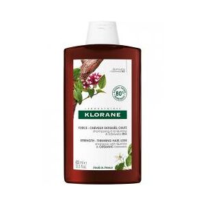 Klorane Force - Cheveux Fatigués & Chute Shampoing à la Quinine et Edelweiss Bio 400 ml - Flacon 400 ml - Publicité