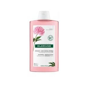 Klorane Apaisant - Cuir Chevelu Sensible Shampoing a la Pivoine Bio 400 ml - Flacon 400 ml