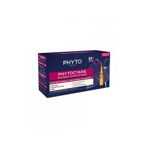 Phyto Phytocyane Traitement Antichute Reactionnelle Femme 12 x 5 ml - Boîte 12 fioles de 5 ml
