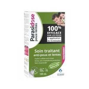 Parasidose Poux-Lentes Soin Traitant 100 ml - Flacon Applicateur 100 ml