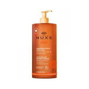 Nuxe Sun Shampoing Douche Après-Soleil Corps et Cheveux 750 ml - Flacon-Pompe 750 ml - Publicité