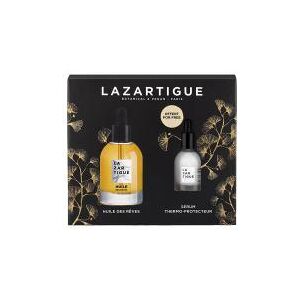 Lazartigue Huile des Rêves Huile Sèche Nourrissante 50 ml + Sérum d'Exception Thermo-Protecteur 10 ml Offert - Coffret 2 produits