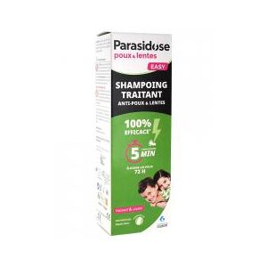 Parasidose Poux-Lentes Shampoing 2en1 100 ml + 1 Peigne - Flacon Applicateur + Peigne 100 ml