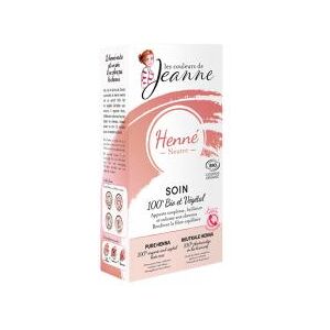 Les couleurs de Jeanne Henne Neutre Soin 100% Vegetale Bio - Boîte 2 sachets de 50 g + accessoires