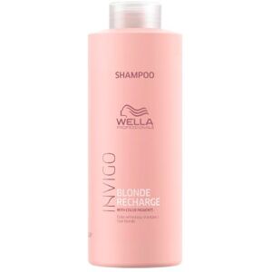 Shampoing Blonde Recharge Invigo Wella 1l - Publicité