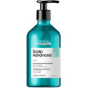 Shampoing Dermo Purifiant Anti-gras Scalp Advanced L'oreal Professionnel 500 Ml