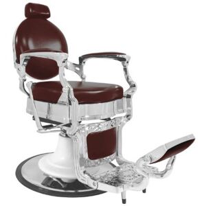 Fauteuil Barbier Baron Jacques Seban Marron Vieilli