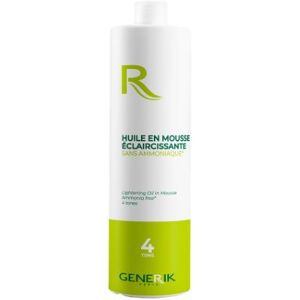 Huile Éclaircissante Sans Ammoniaque 4 Tons Generik 500 Ml