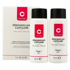 Demaquillant Capillaire Hair Colour Remover Coiffeo 2x50 Ml