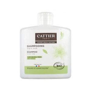 Cattier Shampooing Argile Verte - Cuir Chevelu Gras - 250 ml - Flacon 250 ml - Publicité