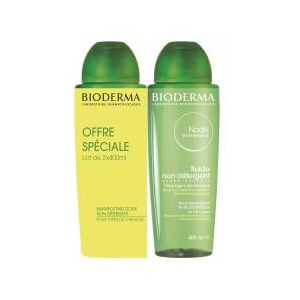 Bioderma Nodé Shampoing Sans Sulfate Doux Non Détergent 400 ml X 2 - Lot 2 x 400 ml