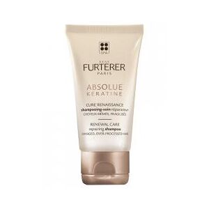 René Furterer Shampooing-Soin Réparateur - Shampoing Sans Sulfates à la Kératine Végétale - Absolue Kératine 50 ml - Tube 50 ml