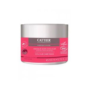 Cattier Masque Soin Couleur - Cheveux Colorés - 200 ml - Pot 200 ml - Publicité