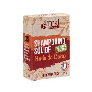 Mkl Green Nature Shamp Solide Cheveux Secs 65Grs – Huile de Coco - Boîte 65 g