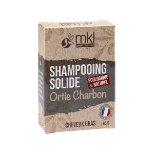 Mkl Green Nature Shamp Solide Cheveux Gras 65Grs – Orties  et Charbon - Boîte 65 g