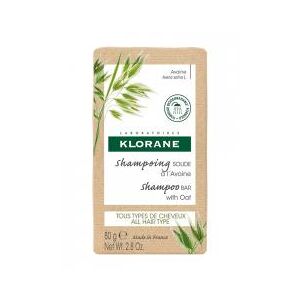 Klorane Avoine Shampoing Solide Extra-Doux au Lait d'Avoine - Usage Fréquent - Tous Types de Cheveux 80 g - Pain 80 g - Publicité