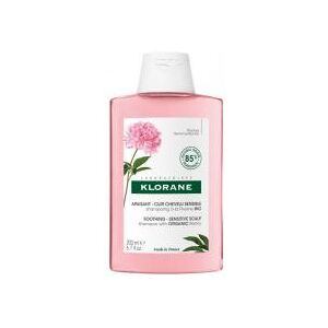 Klorane Pivoine Shampoing à la Pivoine Bio - Apaisant - Cuir Chevelu Sensible 200 ml - Flacon 200 ml - Publicité