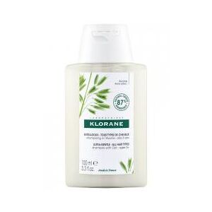 Klorane Avoine Shampoing Extra-Doux au Lait d'Avoine - Usage Fréquent - Tous Types de Cheveux Dès 3 Ans 100 ml - Flacon 100 ml