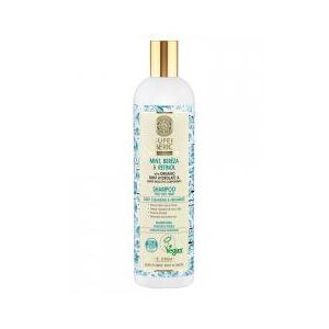 Natura Siberica Super Siberica Shampoing Menthe et Bouleau Cheveux Gras 400 ml - Flacon 400 ml