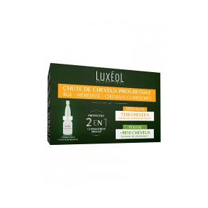 Luxéol Chute de Cheveux Progressive 2En1 - Boîte 14 x 6 ml