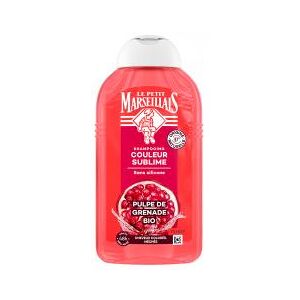 Le Petit Marseillais Shampooing Infusion Couleur Coquelicot et Grenade Bio - le Flacon de 250 ml - Flacon 250 ml