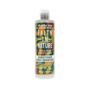 Faith In Nature Après-Shampoing Karité Argan Nourrissant 400 ml - Flacon 400 ml