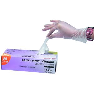 Gants Jetables de Protection en Vinyl x100 - Taille M