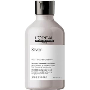 L'oreal Professionnel Silver Shampoing Déjaunisseur Pour Cheveux Gris L'Oréal 300ml - Publicité