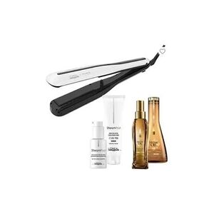 L'Oréal Professionnel L'oréal pro steampod 3. 0 lisseur + crème epais 150 ml + sérum 50 ml + huile originale mythic oil 100ml + shampoing mythic oil 250ml - Publicité