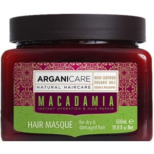 ArganiCare Macadamia masque hydratant pour cheveux secs et abîmés 500 ml - Publicité