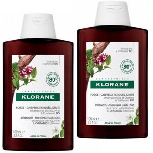 Klorane Shampoing Quinine Bio 2x400Ml - Publicité