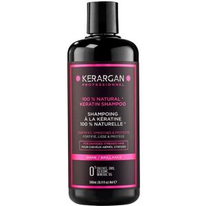 Kerargan - Shampoing à la Kératine et Huile d’Argan pour fortifier et protéger vos cheveux - Cheveu sec - Sans Sulfate, Paraben et Silicone - 500 ml - Publicité