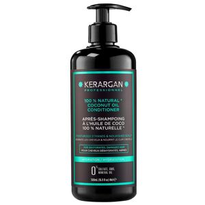 Kerargan - Après Shampoing à l’huile de Coco et d’Argan pour faciliter le lissage et démêler - Cheveu sec - Sans Sulfate, Paraben et Silicone - 500 ml - Publicité